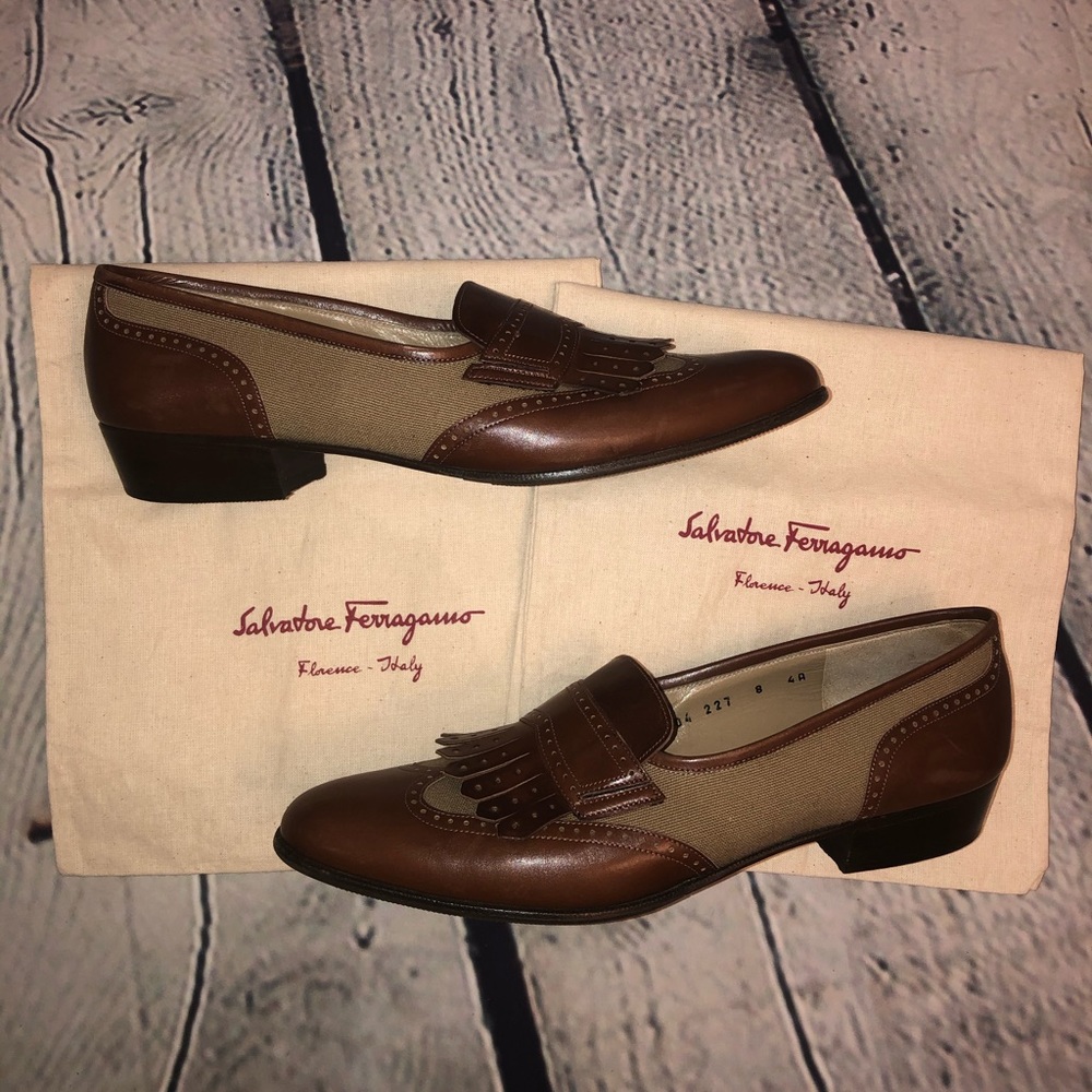 Salvatore Ferragamo Brogue Loafers